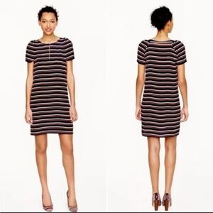J crew. 100% silk short sleeve dress. Size 8
